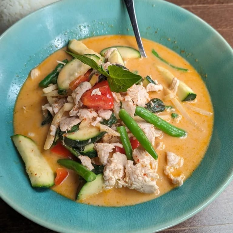 Delicious Panang Curry Awaits