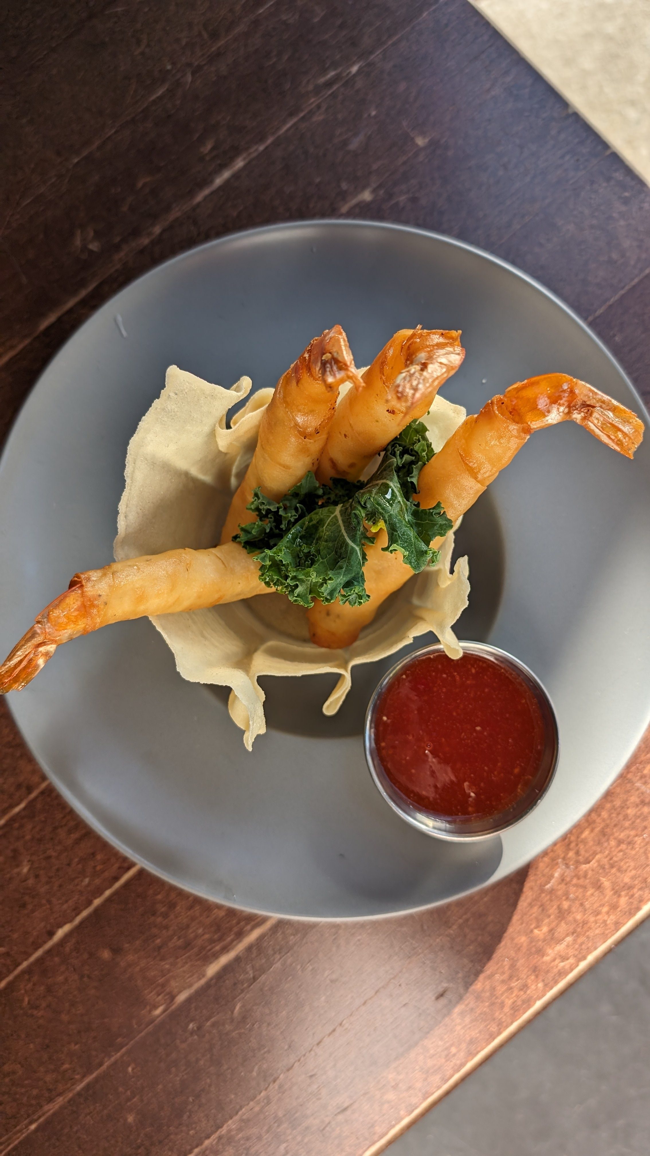 Crispy Shrimp Rolls.