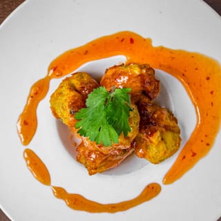 Chicken and Shrimp Fritters