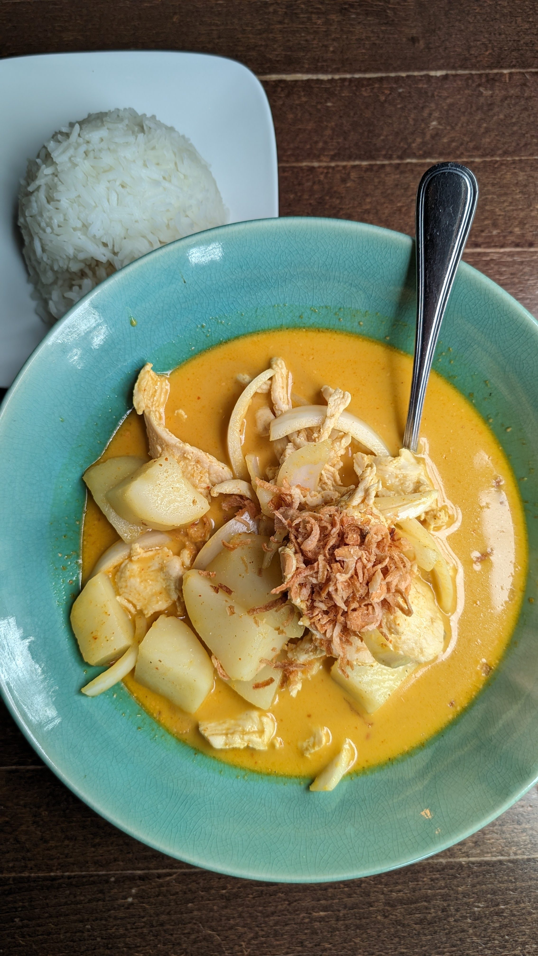 Yellow Curry Lunch.