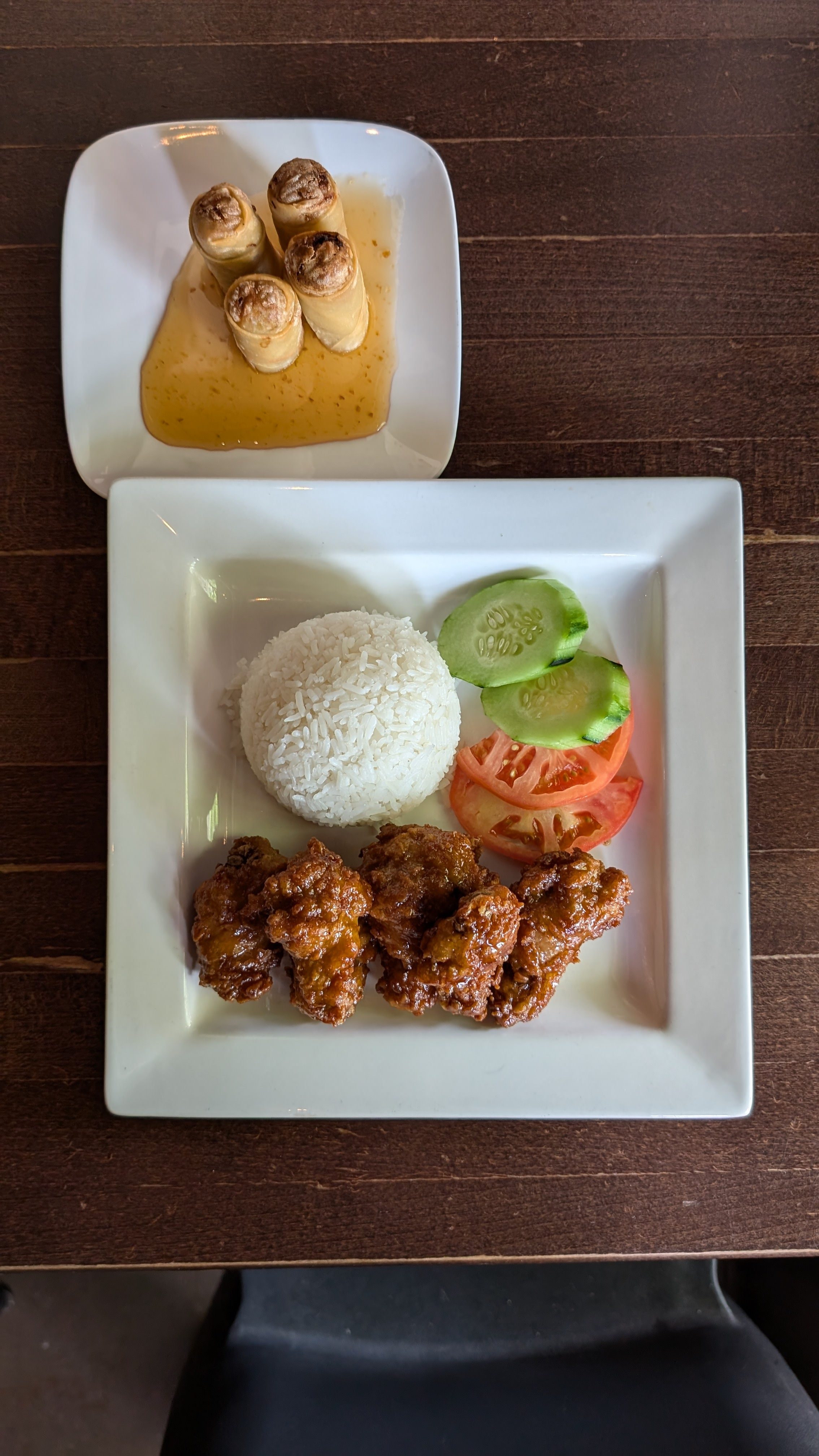 Crispy Teriyaki Wings.