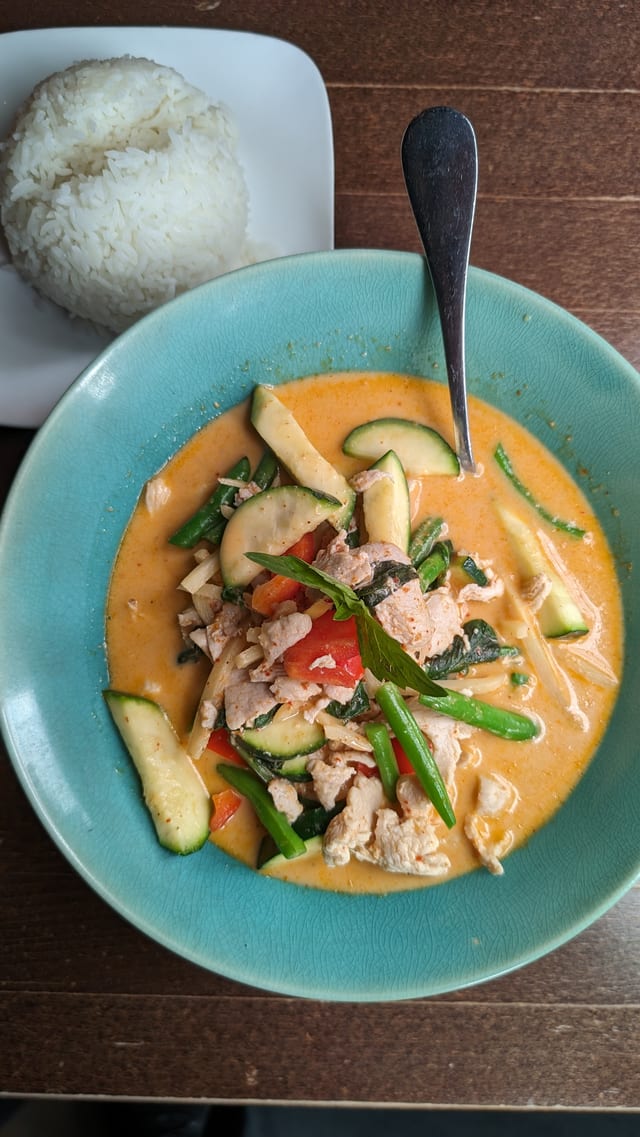 Panang Curry Lunch.
